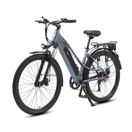 Электровелосипед WHITE SIBERIA CAMRY LIGHT 500W (матовый синий)